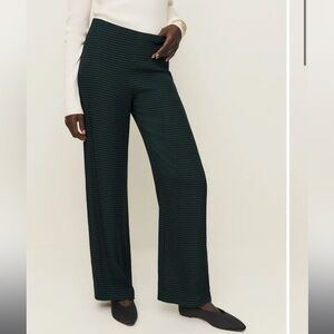 Reformation Hallie Mid Rise Pant Blue - Size 6